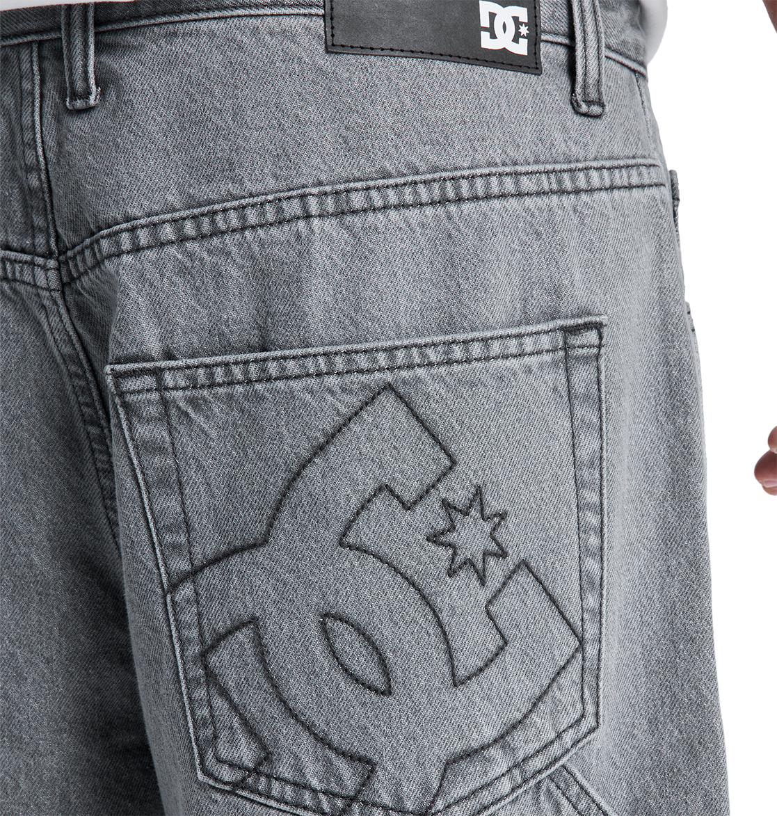 Men's Baggy Denim Carpenter Pants - Medium Grey | DC Shoes