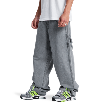 Men's Baggy Denim Carpenter Pants - Medium Grey | DC Shoes