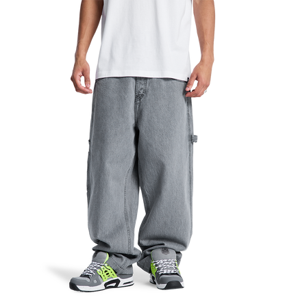 Men's Baggy Denim Carpenter Pants - Medium Grey | DC Shoes