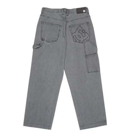 Men's Baggy Denim Carpenter Pants - Medium Grey | DC Shoes