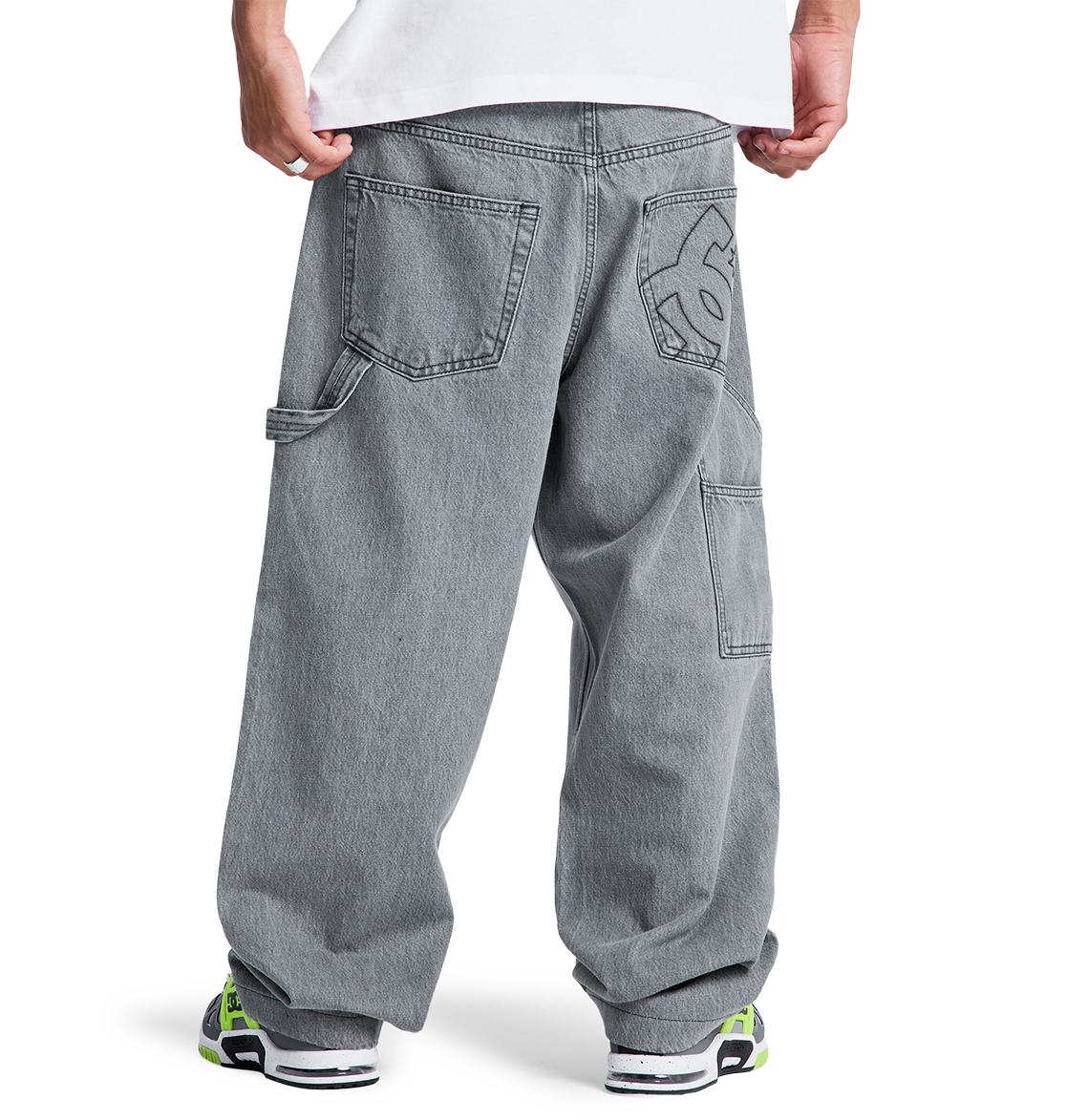 Men's Baggy Denim Carpenter Pants - Medium Grey | DC Shoes