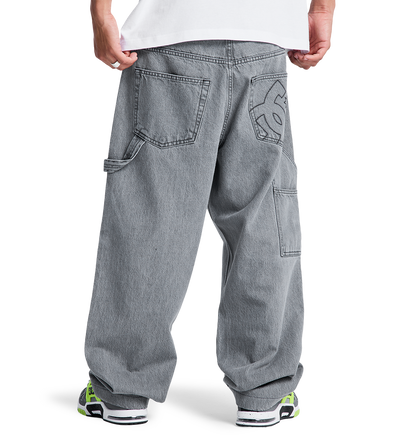 Men's Baggy Denim Carpenter Pants - Medium Grey | DC Shoes