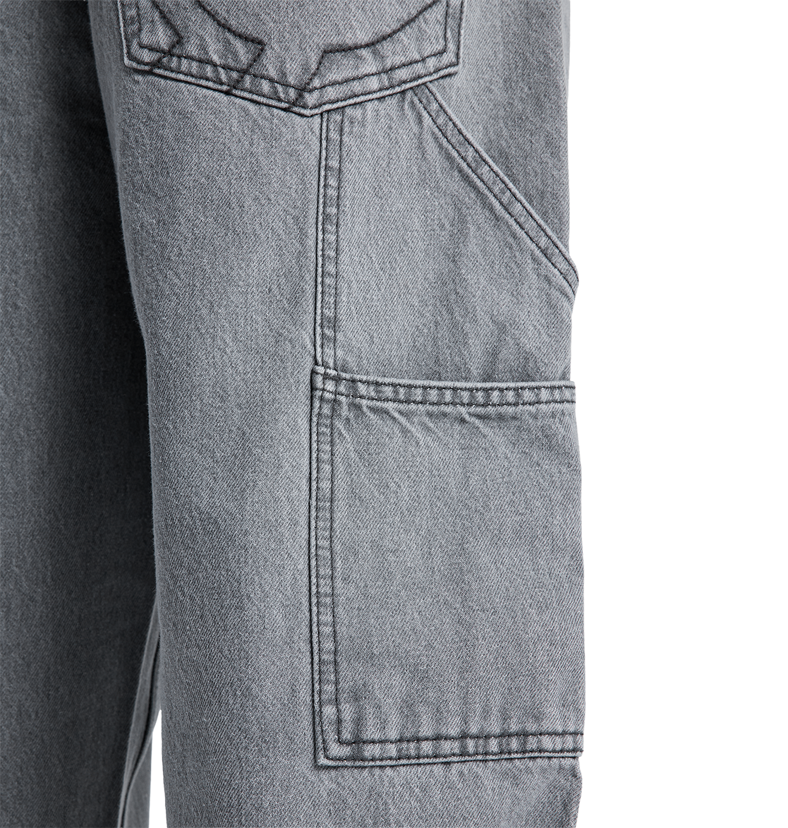 Men's Baggy Denim Carpenter Pants - Medium Grey | DC Shoes
