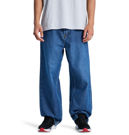 Men's Baggy Denim Pants - Stone Indigo | DC Shoes
