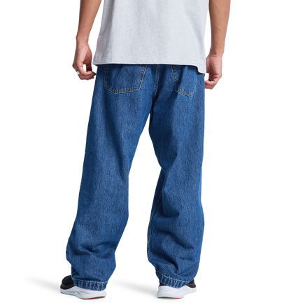 Men's Baggy Denim Pants - Stone Indigo | DC Shoes