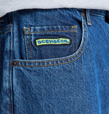 Men's Baggy Denim Pants - Stone Indigo | DC Shoes