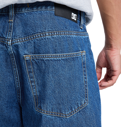 Men's Baggy Denim Pants - Stone Indigo | DC Shoes