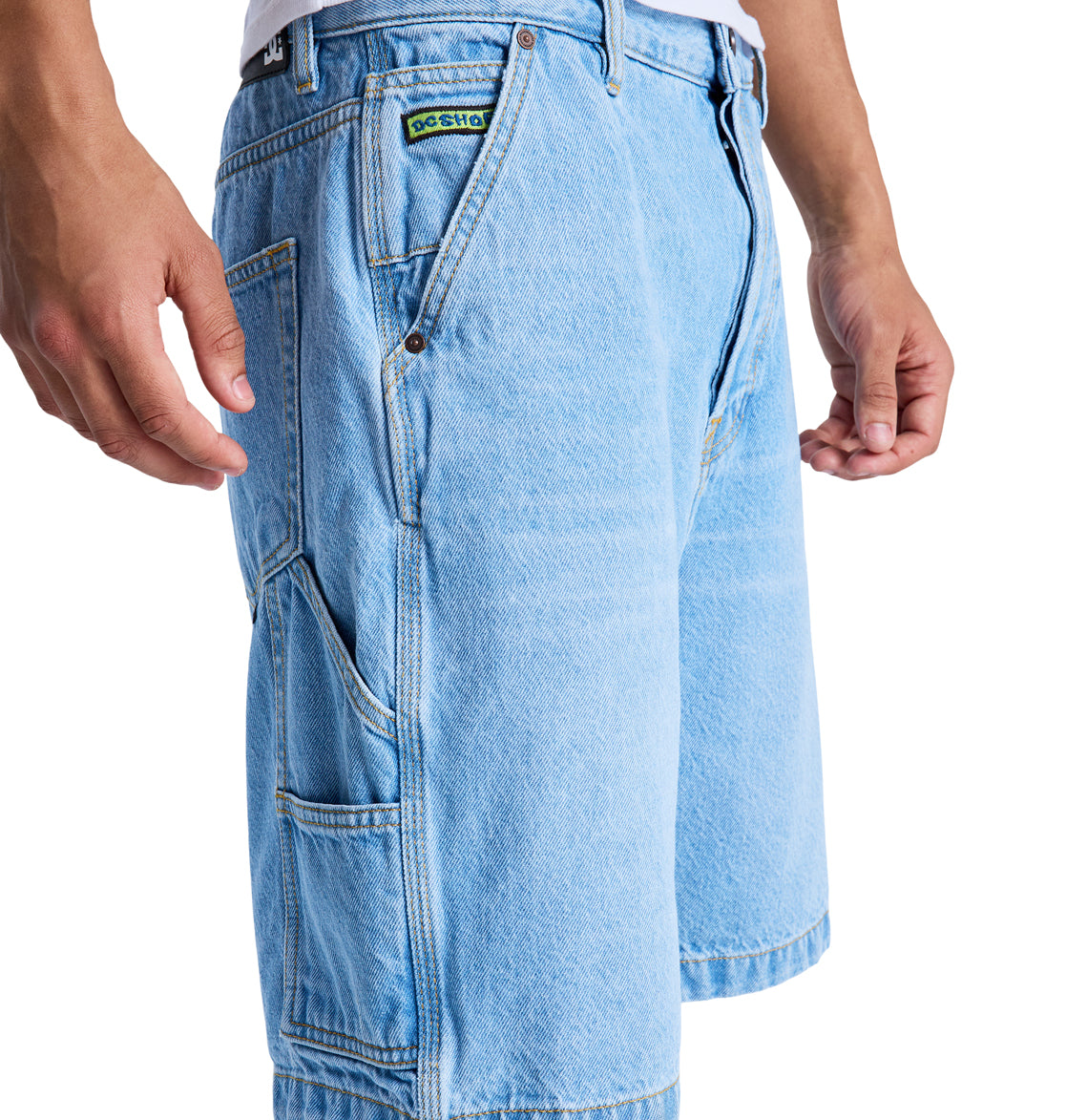 Men's Baggy Denim Carpenter Short - Indigo Light | DC Shoes