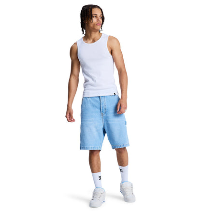 Men's Baggy Denim Carpenter Short - Indigo Light | DC Shoes