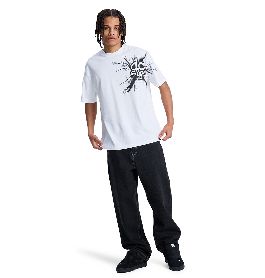 Men's Baggy Denim Pants - Black Tint | DC Shoes