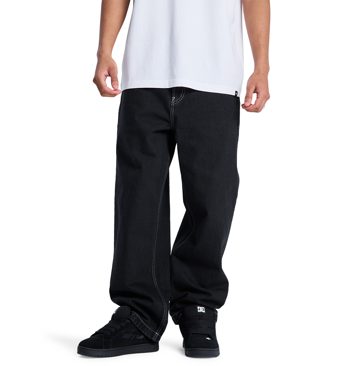 Men's Baggy Denim Pants - Black Tint | DC Shoes