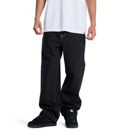 Men's Baggy Denim Pants - Black Tint | DC Shoes