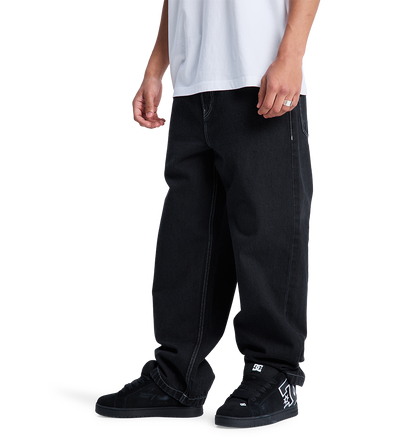 Men's Baggy Denim Pants - Black Tint | DC Shoes