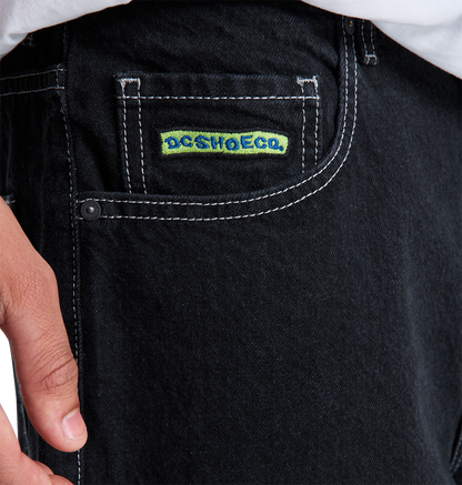 Men's Baggy Denim Pants - Black Tint | DC Shoes