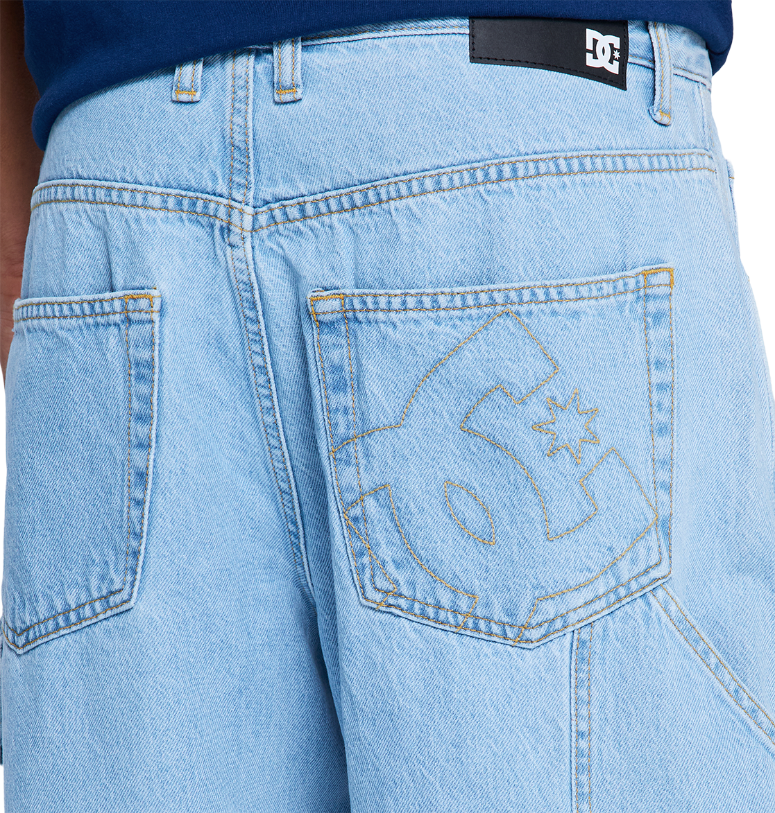 Men's Baggy Denim Carpenter Pants - Indigo Light | DC Shoes