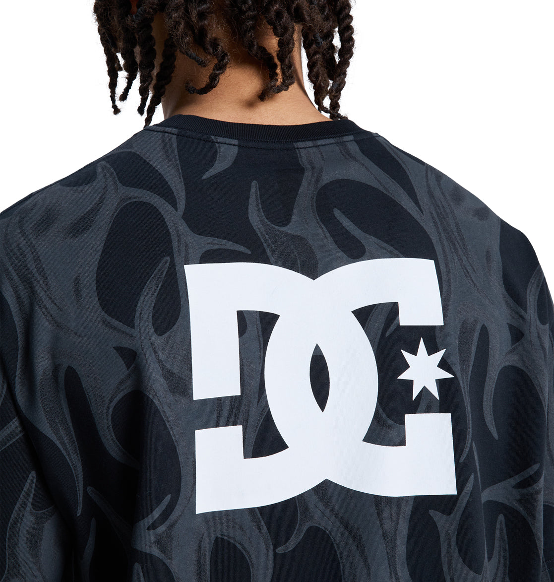 Men's DC Liquid Fuego Heritage Short Sleeve Shirt - Black | DC Shoes