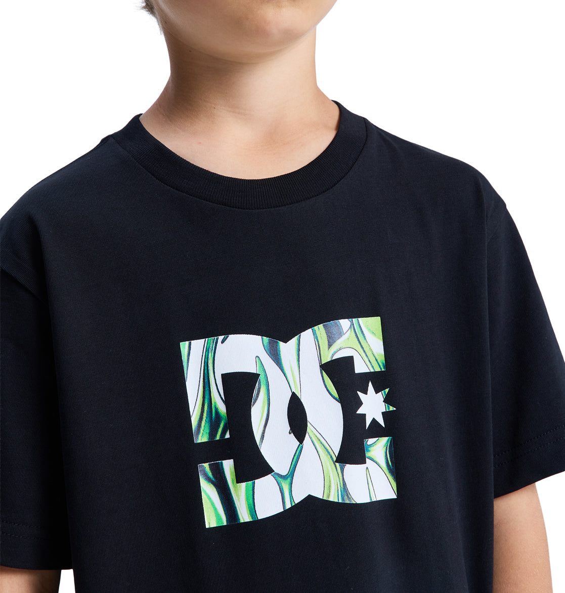 Kids' DC Star Filled Short Sleeve Tee - Black | DC Shoes