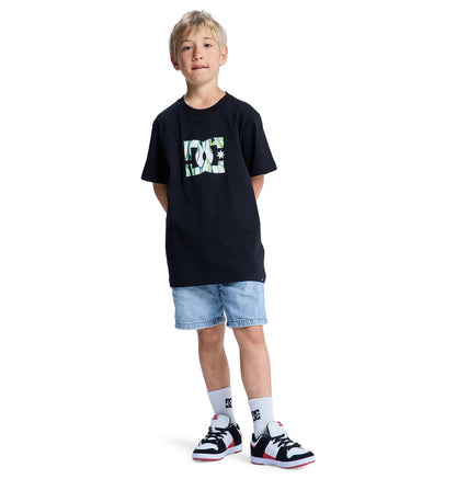 Kids' DC Star Filled Short Sleeve Tee - Black | DC Shoes