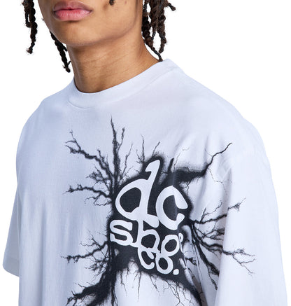 Men's Strike Twice Heritage Short Sleeve Tee - White | DC Shoes
