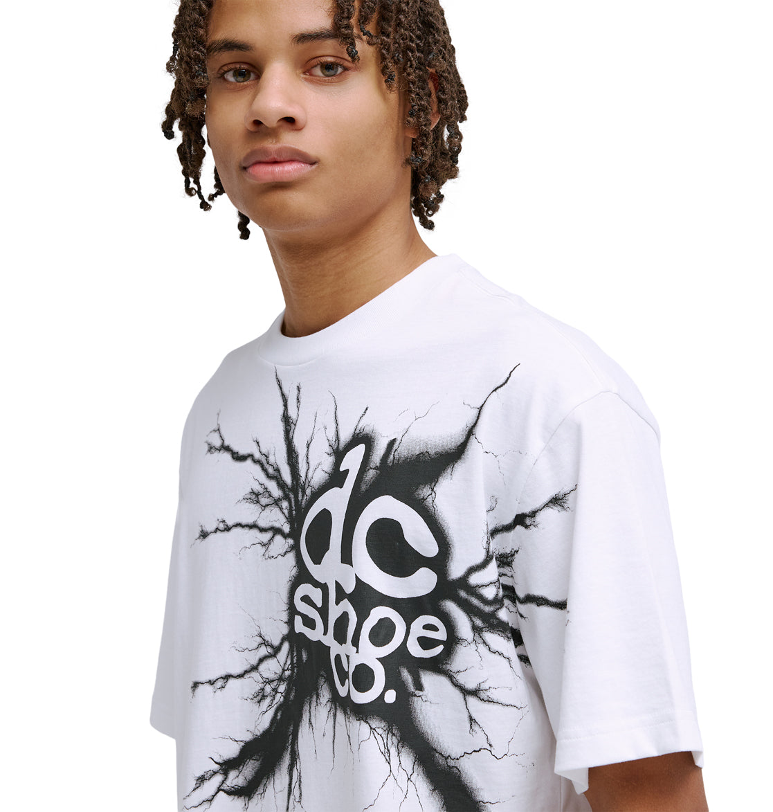 Men's Strike Twice Heritage Short Sleeve Tee - White | DC Shoes