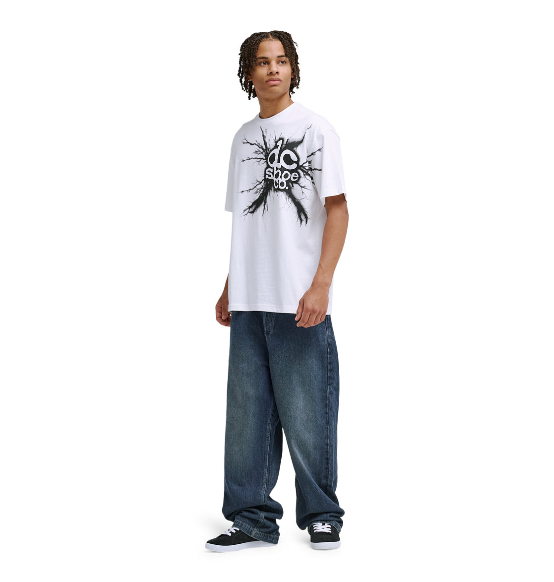 Men's Strike Twice Heritage Short Sleeve Tee - White | DC Shoes
