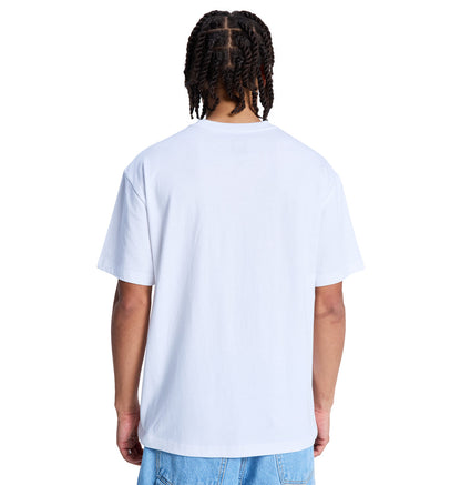 Men's DC Star Filled Heritage Short Sleeve Shirt - White | DC Shoes