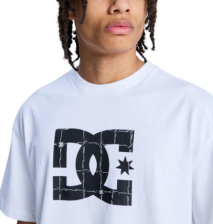 Men's DC Star Filled Heritage Short Sleeve Shirt - White | DC Shoes