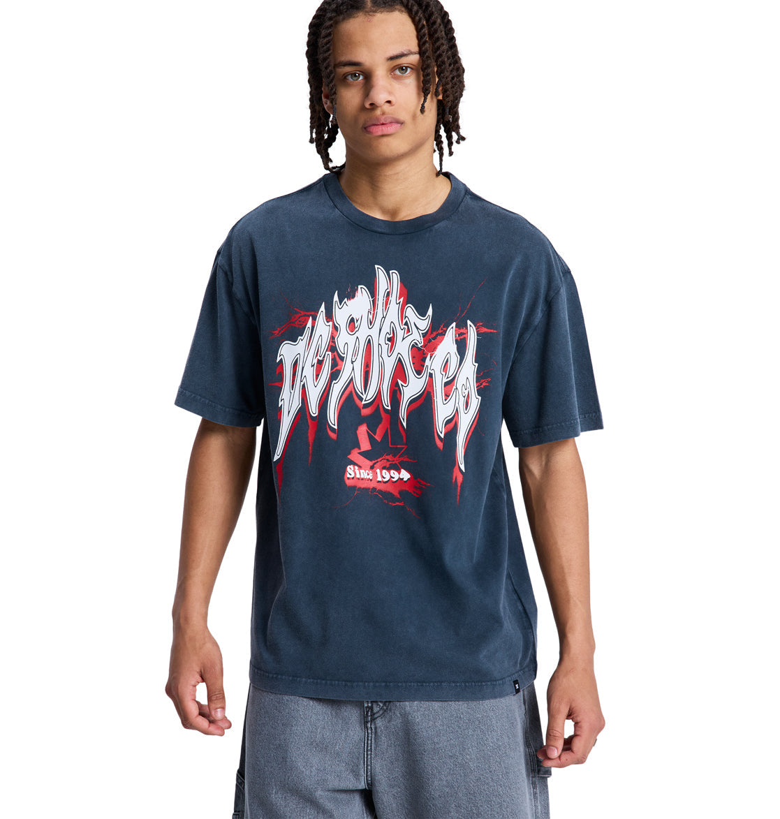 Men's DC Death Machine  Heritage Short Sleeve Shirt - Black | DC Shoes