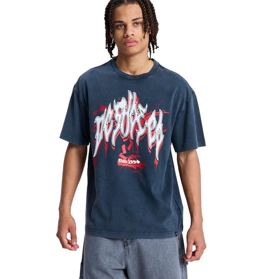 Men's DC Death Machine  Heritage Short Sleeve Shirt - Black | DC Shoes