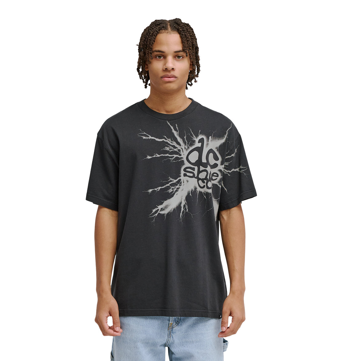 Men's Strike Twice Heritage Short Sleeve Tee - Black | DC Shoes