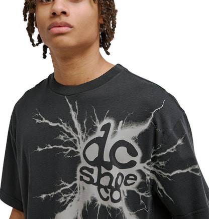 Men's Strike Twice Heritage Short Sleeve Tee - Black | DC Shoes