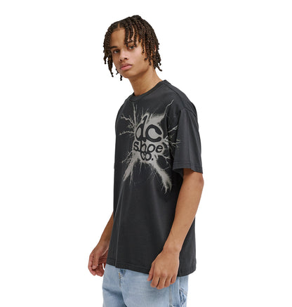 Men's Strike Twice Heritage Short Sleeve Tee - Black | DC Shoes