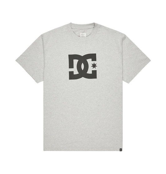 Men's DC Star Heritage Short Sleeve Shirt - Light Heather Grey | DC Shoes