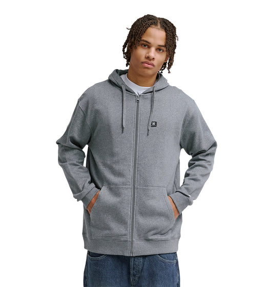 Men's Lorion Zip Hoodie - Dark Grey Heather | DC Shoes