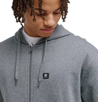 Men's Lorion Zip Hoodie - Dark Grey Heather | DC Shoes