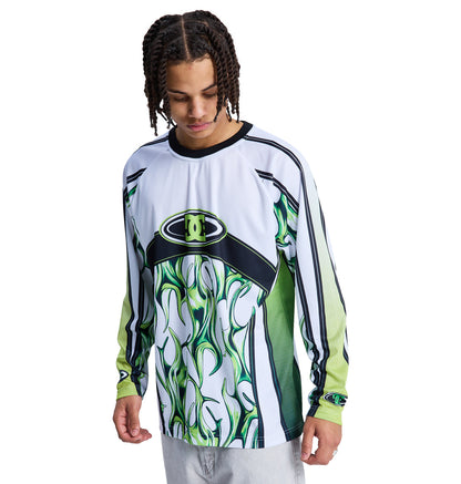Men's Sylem 2 Long Sleeve Shirt - Lime Green | DC Shoes