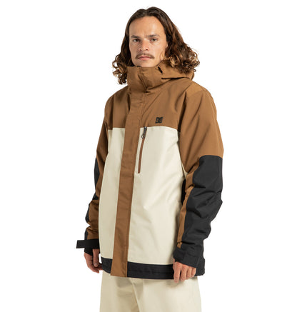 Men's Defiant Insulated Snow Jacket Jacket - Oatmeal | DC Shoes