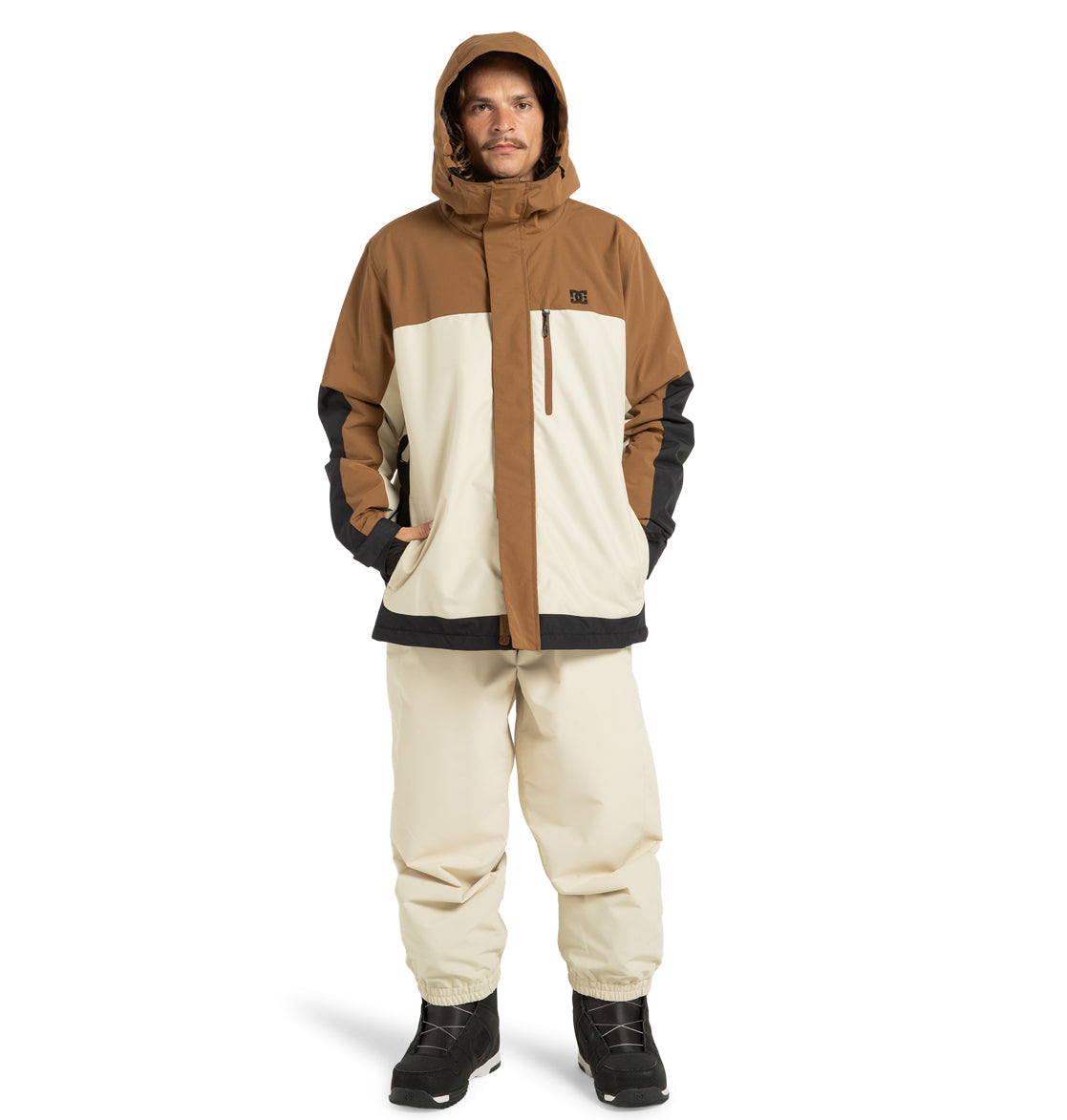 Men's Defiant Insulated Snow Jacket Jacket - Oatmeal | DC Shoes