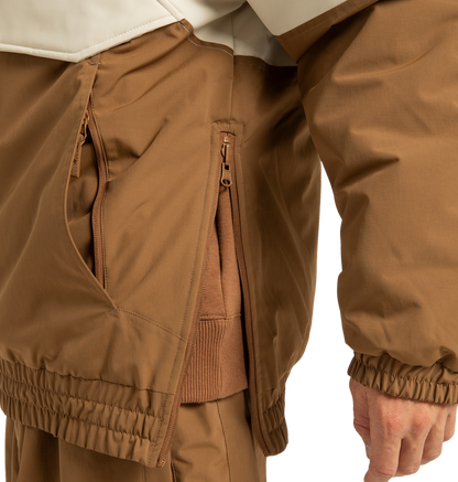 Unisex Nexus Reversible Insulated Anorak Jacket - Oatmeal | DC Shoes