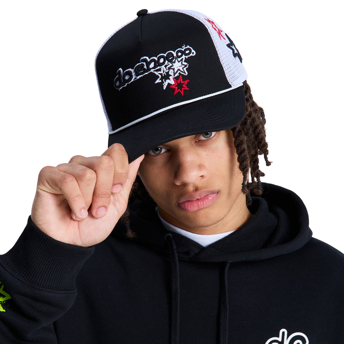 Men's Side Star Trucker Cap - Black | DC Shoes