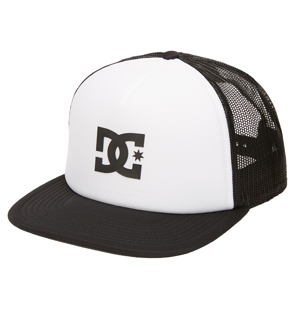 Men's Gas Station Trucker Hat - White / Black | DC Shoes