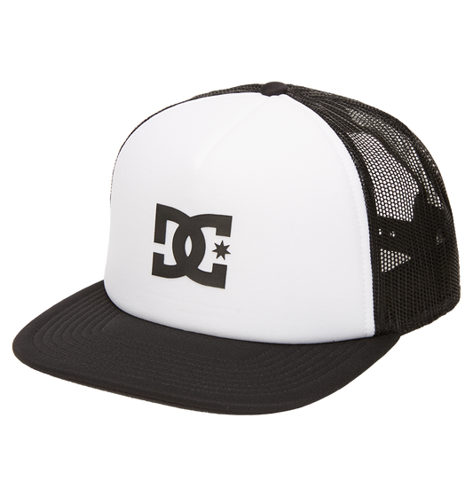 Men's Gas Station Trucker Hat - White / Black | DC Shoes