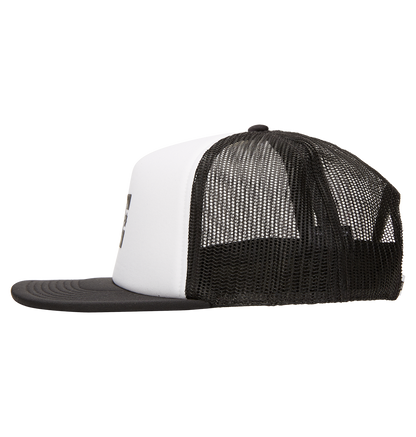 Men's Gas Station Trucker Hat - White / Black | DC Shoes
