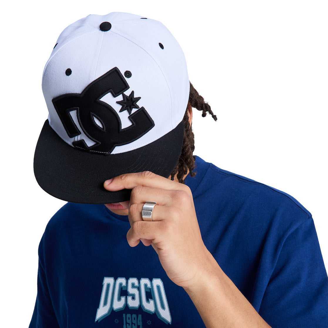 Men's DC Double That Cap - White | DC Shoes