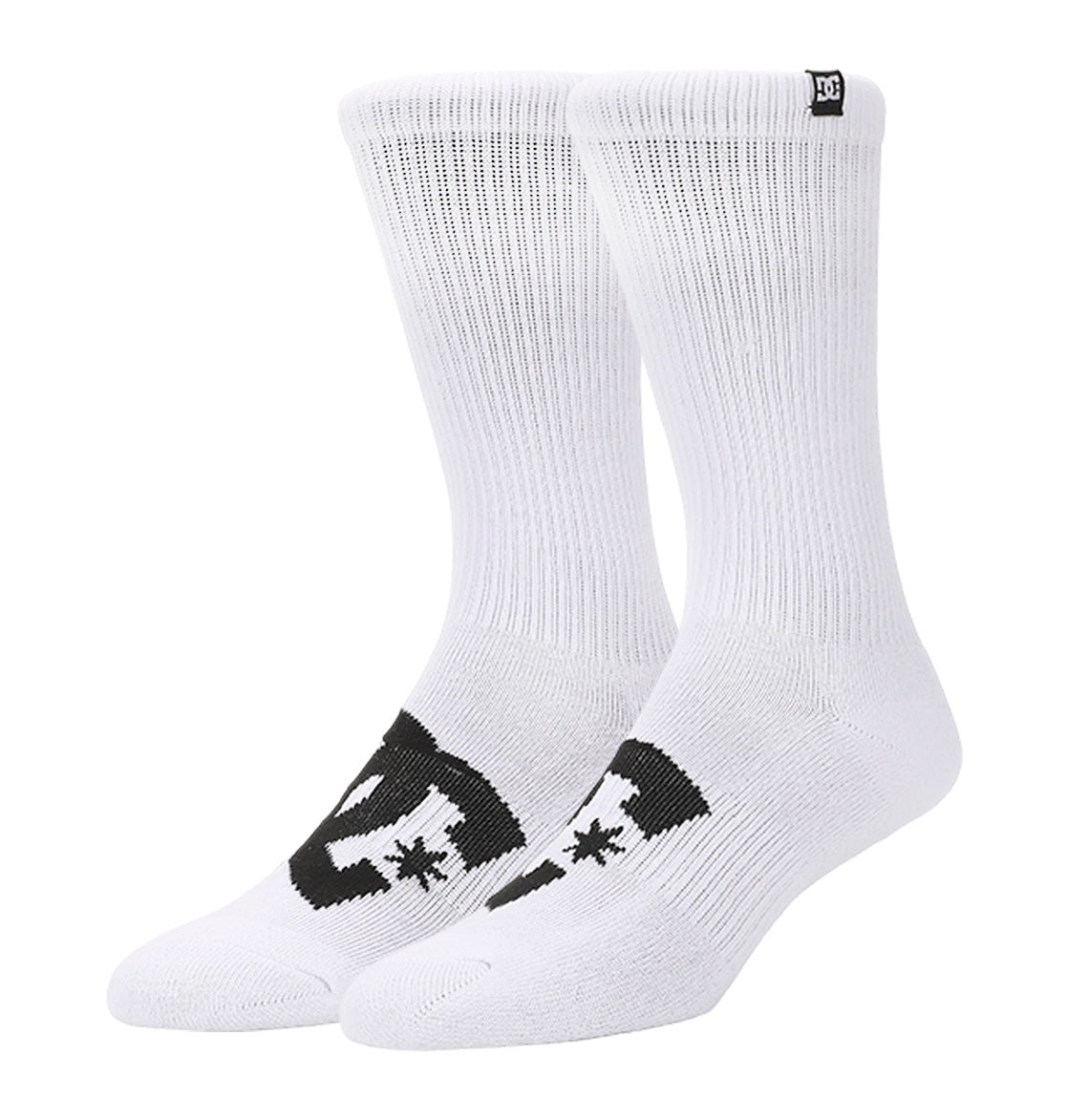 Logo Crew Sock 6-Pack - White | DC Shoes