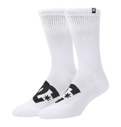 Logo Crew Sock 6-Pack - White | DC Shoes