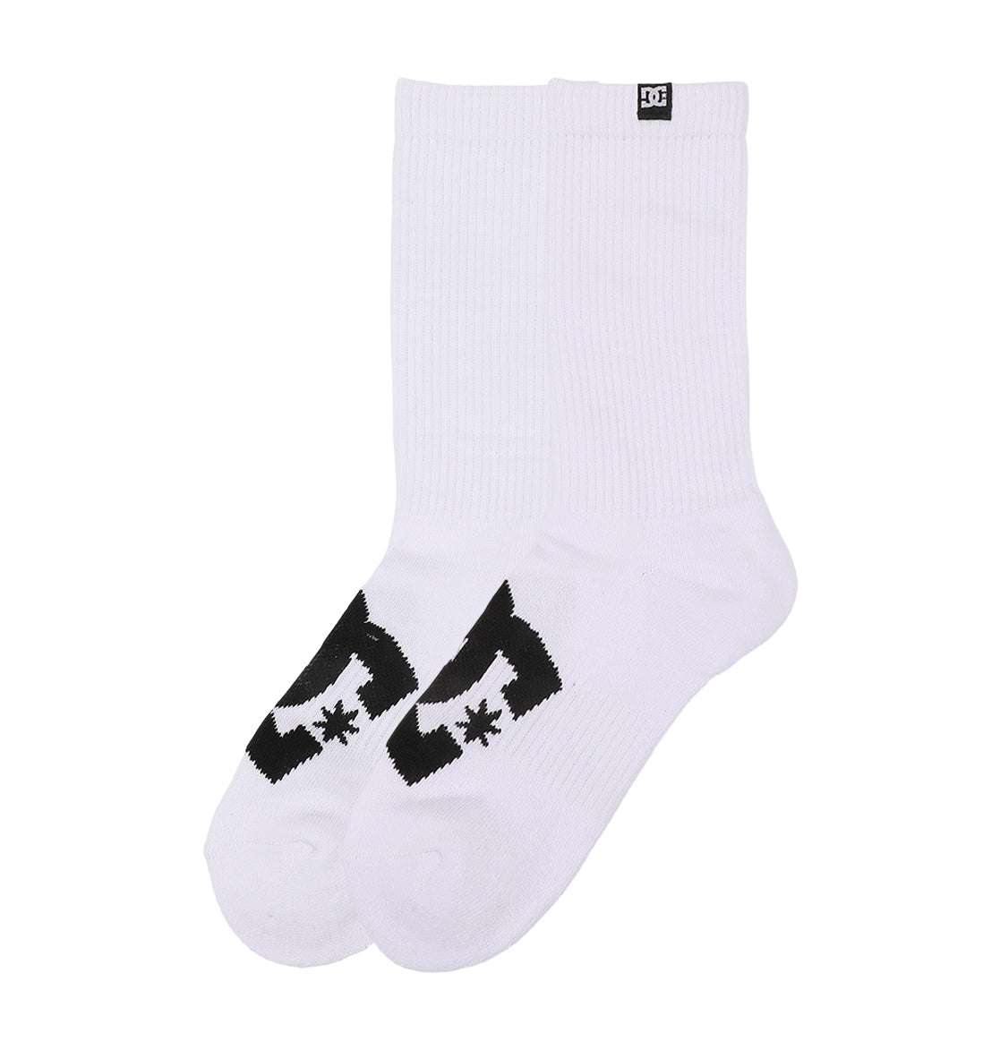 Logo Crew Sock 6-Pack - White | DC Shoes