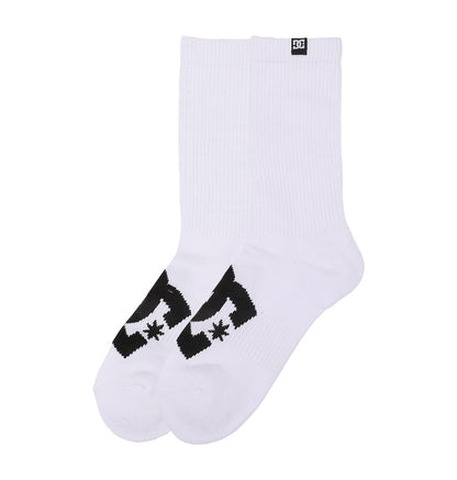 Logo Crew Sock 6-Pack - White | DC Shoes