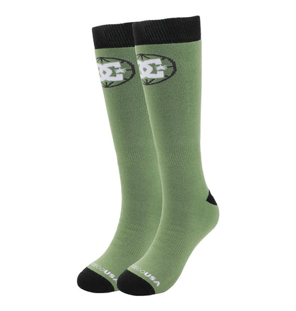 Performance Sock 2-Pack - Beige/Green | DC Shoes