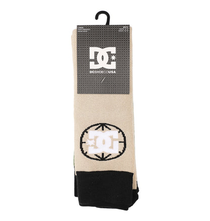 Performance Sock 2-Pack - Beige/Green | DC Shoes
